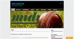 Desktop Screenshot of midicricket.com